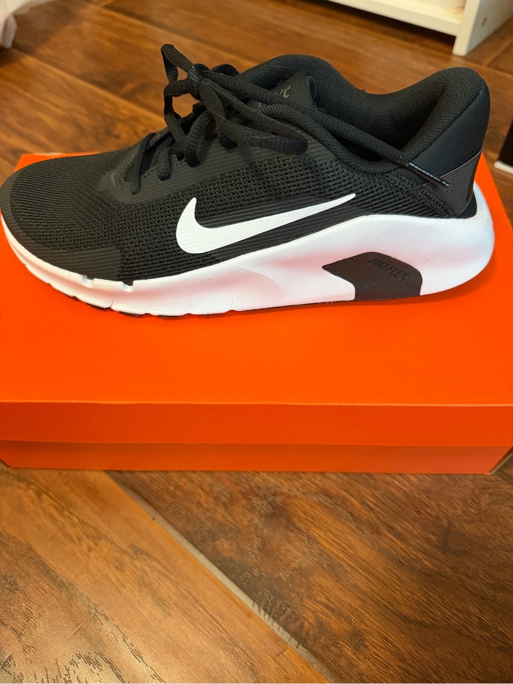 Women’s Nike Black and White Lightweight Training Sneaker